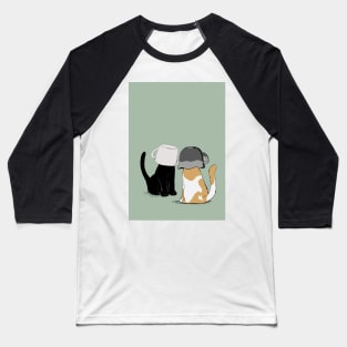 Duel Cats Baseball T-Shirt